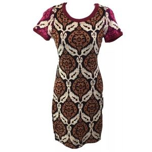 Tigerlily Womens Sweater Dress Cream Tan Australia Designer 100% Cotton Sz 4